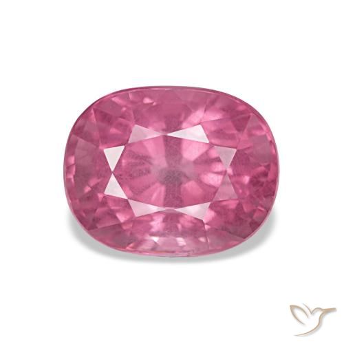Spinello rosa magenta naturale da 3.04 ct, Taglio ovale, VS-SI