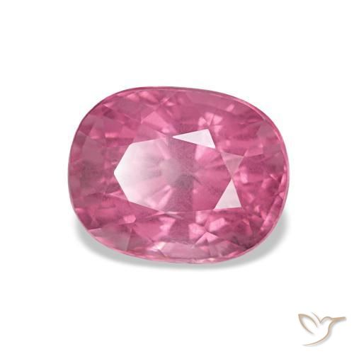 Spinello rosa magenta naturale da 3.04 ct, Taglio ovale, VS-SI