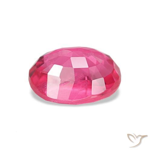 Spinello Magenta intenso naturale da 1.02 ct, Taglio ovale, VS