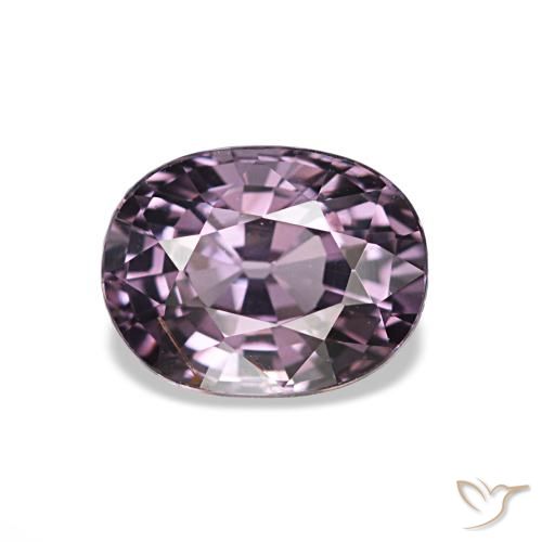 Spinello naturale porpora da 1,00 ct, taglio ovale, VS