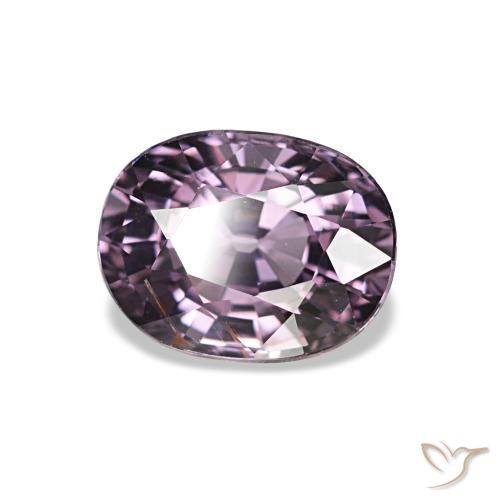 Spinello naturale porpora da 1,00 ct, taglio ovale, VS