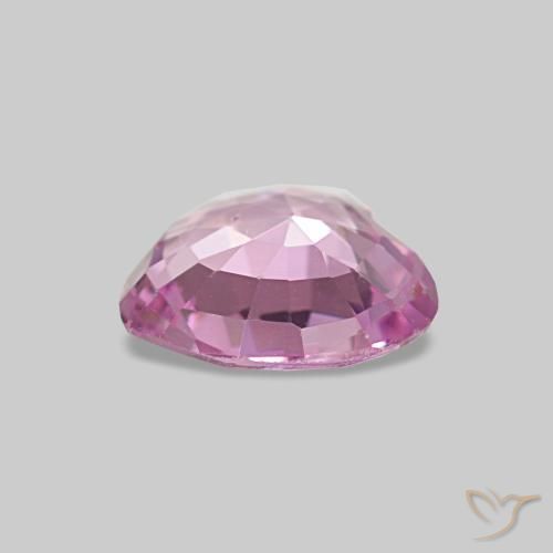 Spinello naturale rosa da 0,78 ct, a forma di cuore, VS
