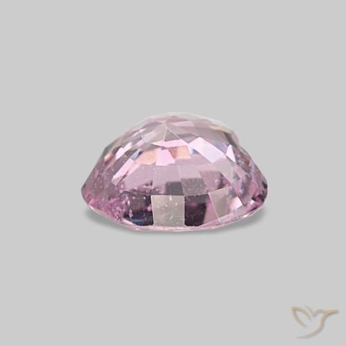 Spinello naturale rosa da 0,65 ct, a forma di cuore, VS