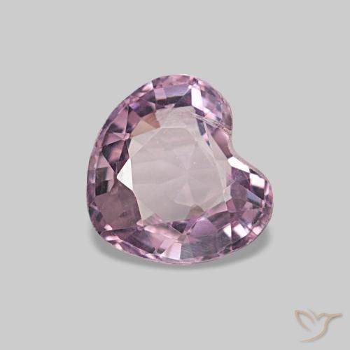 0.70ct rosa spinello, cuore, VS