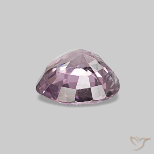 Spinello naturale rosa da 0,70 ct, a forma di cuore, VS
