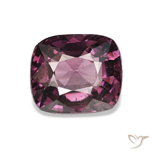 1.28ct porpora spinello, cuscino, VVS-VS