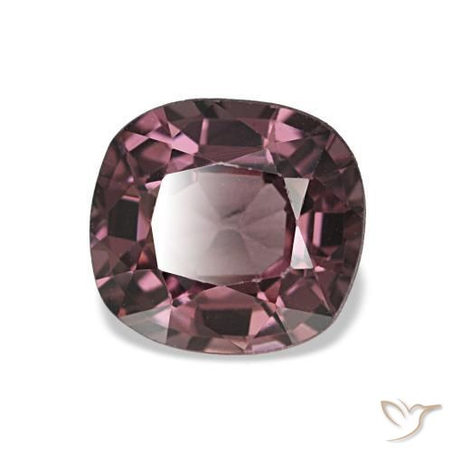 Spinello naturale porpora da 1,06 ct, taglio a cuscino, VVS-VS
