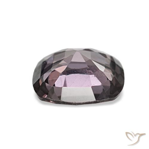 Spinello naturale porpora da 1,25 ct, taglio a cuscino, VVS-VS