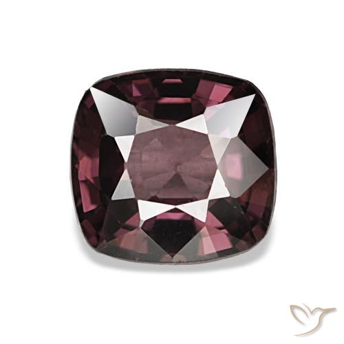 Spinello naturale porpora da 1,54 ct, taglio a cuscino, VVS-VS