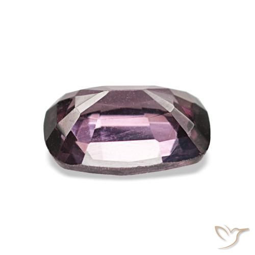 Spinello naturale porpora da 1,37 ct, taglio a cuscino, VVS-VS