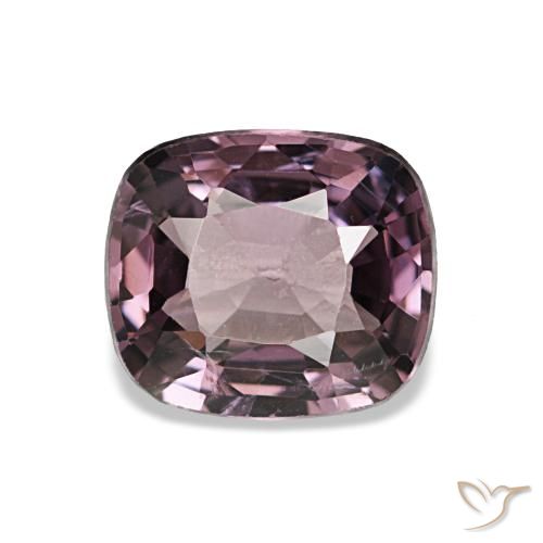 Spinello naturale porpora da 1,10 ct, taglio a cuscino, VVS-VS