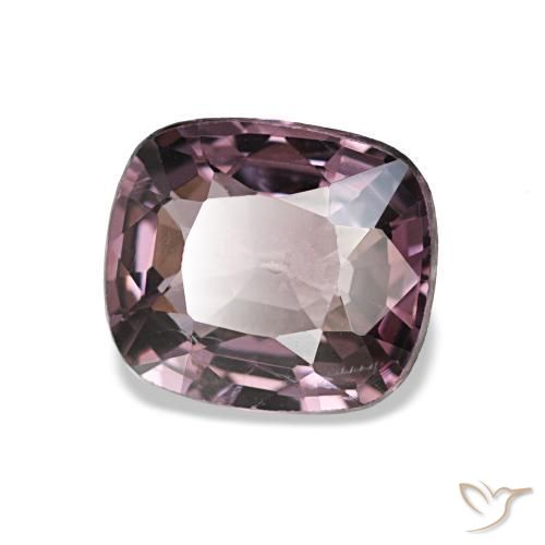 Spinello naturale porpora da 1,10 ct, taglio a cuscino, VVS-VS