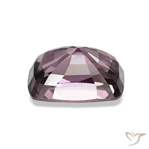 Spinello naturale porpora da 1,38 ct, taglio a cuscino, VVS-VS