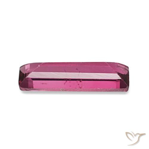 Spinello naturale porpora da 0,60 ct, baguette, VVS-VS