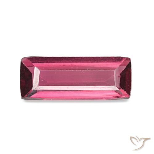 Spinello naturale porpora da 0,51 ct, baguette, VVS-VS