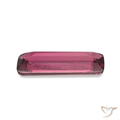Spinello naturale porpora da 0,51 ct, baguette, VVS-VS