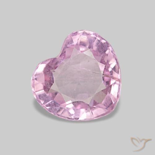 Spinello naturale porpora da 0,92 ct, a forma di cuore, VS-SI