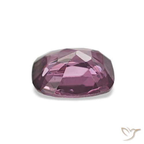 Spinello naturale porpora da 0,95 ct, taglio a cuscino, VVS-VS