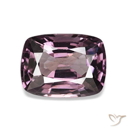 Spinello naturale porpora da 1,34 ct, taglio a cuscino, VVS-VS