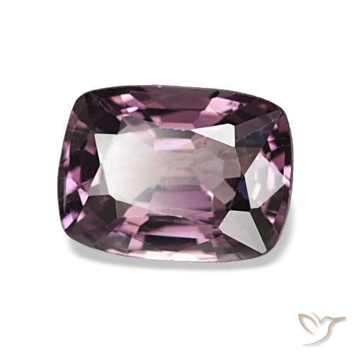 Spinello naturale porpora da 1,34 ct, taglio a cuscino, VVS-VS