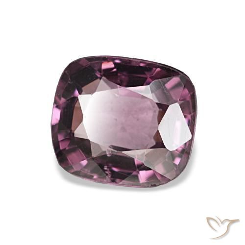 Spinello naturale porpora da 1,06 ct, taglio a cuscino, VVS-VS