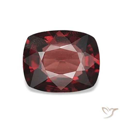 1.10ct rosso spinello, cuscino, VS