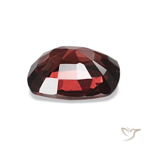 Spinello naturale rosso da 1,10 ct, taglio a cuscino, VS