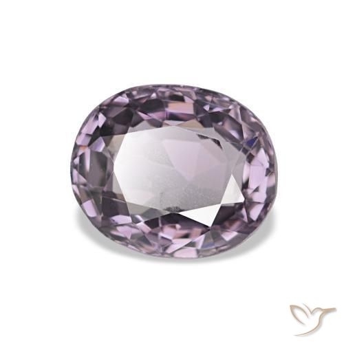 Spinello naturale porpora da 0,74 ct, taglio ovale, VS