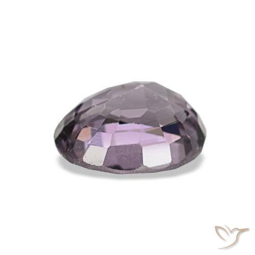Spinello naturale porpora da 0,74 ct, taglio ovale, VS