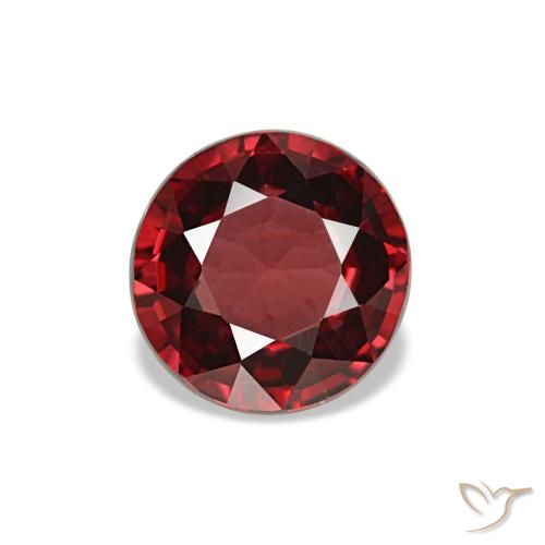 1.18ct rosso spinello, rotondo, VVS-VS