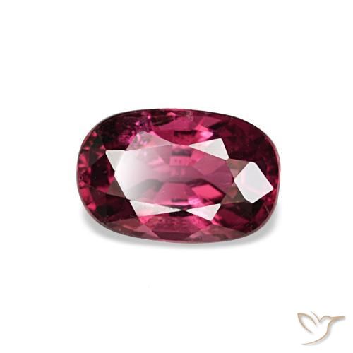 Spinello naturale rosso da 0,62 ct, taglio a cuscino, VS-SI