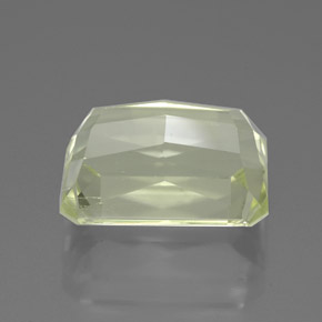Spodumene Giallo chiaro naturale da 7.11 ct, Taglio smeraldo, VVS-VS