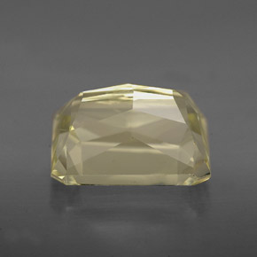 Spodumene naturale giallo da 5,90 ct, taglio smeraldo, VS