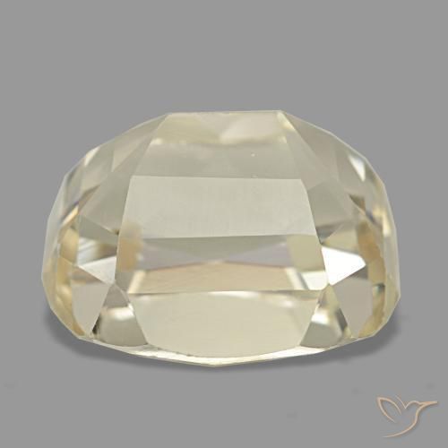 Spodumene naturale dorato da 5,05 ct, taglio a cuscino, VVS-VS