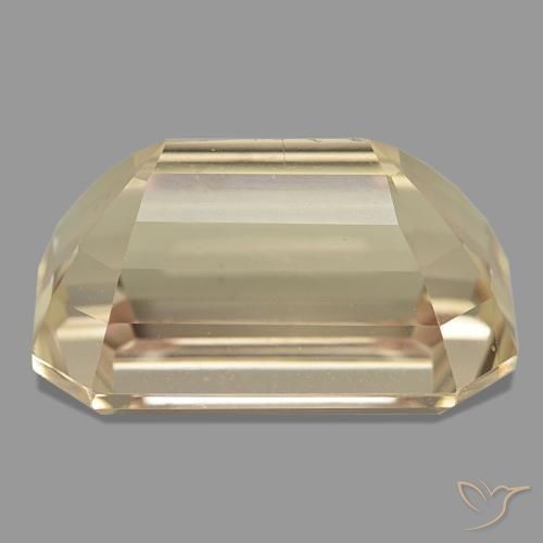 Spodumene naturale arancione da 47,04 ct, taglio smeraldo, VS