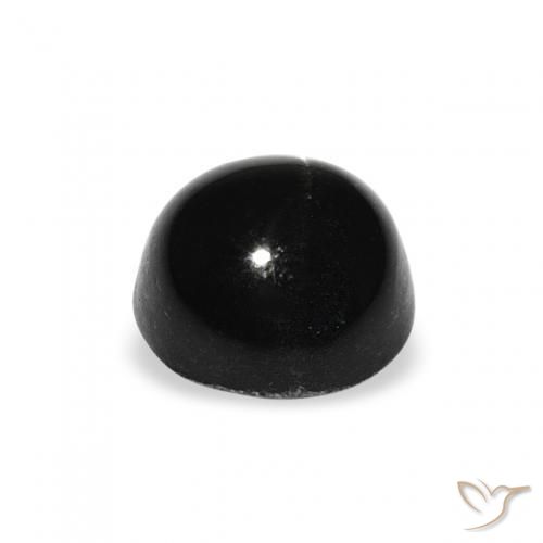 Stella Diopside Nero naturale da 2.19 ct, Rotondo, Opaco