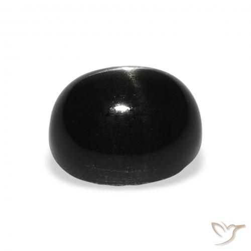 Stella Diopside Nero naturale da 6.15 ct, Ovale, Opaco