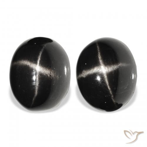 10.35ctw Nero Stella Diopside, Ovale, Opaco
