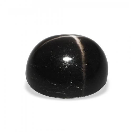 Stella Diopside Nero naturale da 5.95 ct, Ovale, Opaco
