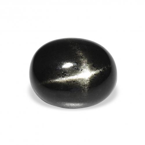 Stella Diopside Nero naturale da 4.42 ct, Ovale, Opaco