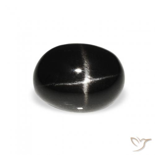 1.44ct Nero Stella Diopside, Ovale, Opaco