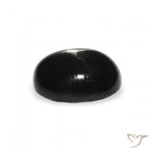 Stella Diopside Nero naturale da 1.47 ct, Ovale, Opaco