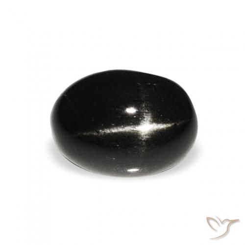 Stella Diopside Nero naturale da 1.59 ct, Ovale, Opaco