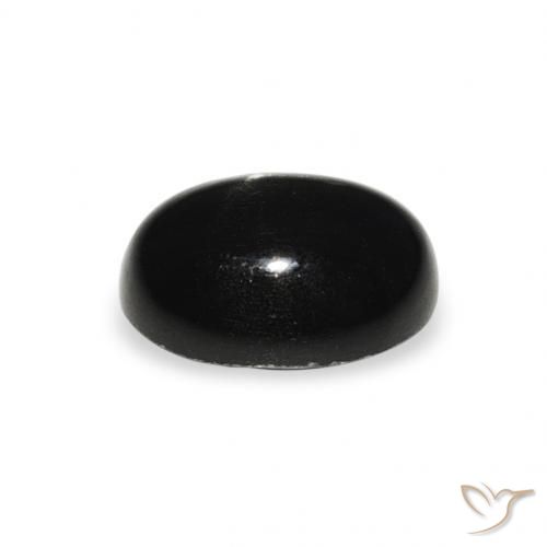 Stella Diopside Nero naturale da 1.47 ct, Ovale, Opaco