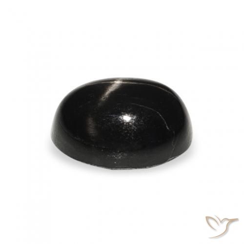 Stella Diopside Nero naturale da 1.77 ct, Ovale, Opaco