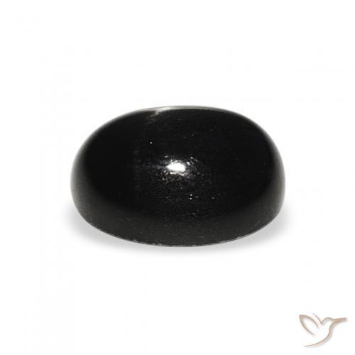 Stella Diopside Nero naturale da 1.85 ct, Ovale, Opaco