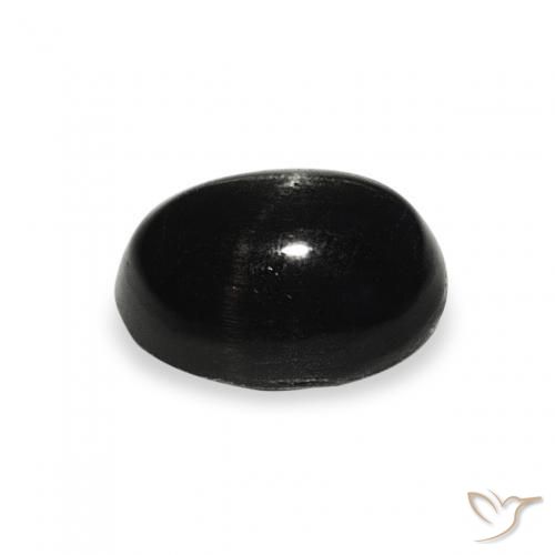 Stella Diopside Nero naturale da 1.72 ct, Ovale, Opaco