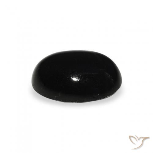 Stella Diopside Nero naturale da 1.41 ct, Ovale, Opaco
