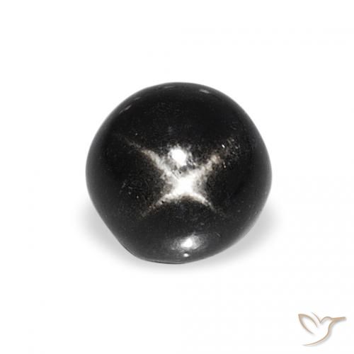 1.27ct Nero Stella Diopside, Rotondo, Opaco