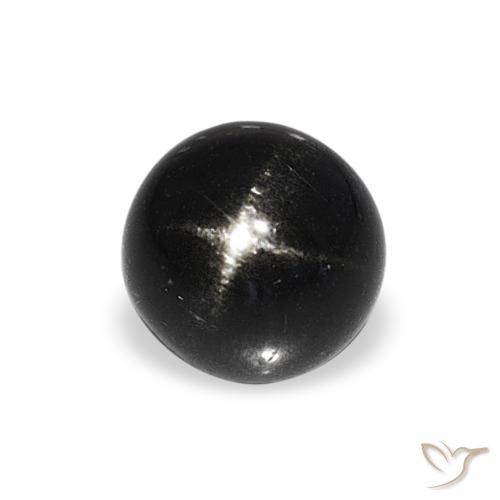 1.66ct Nero Stella Diopside, Rotondo, Opaco